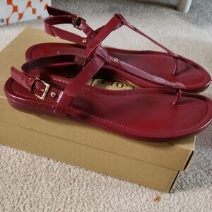Cole Haan Women's Cranberry Colored Sandals